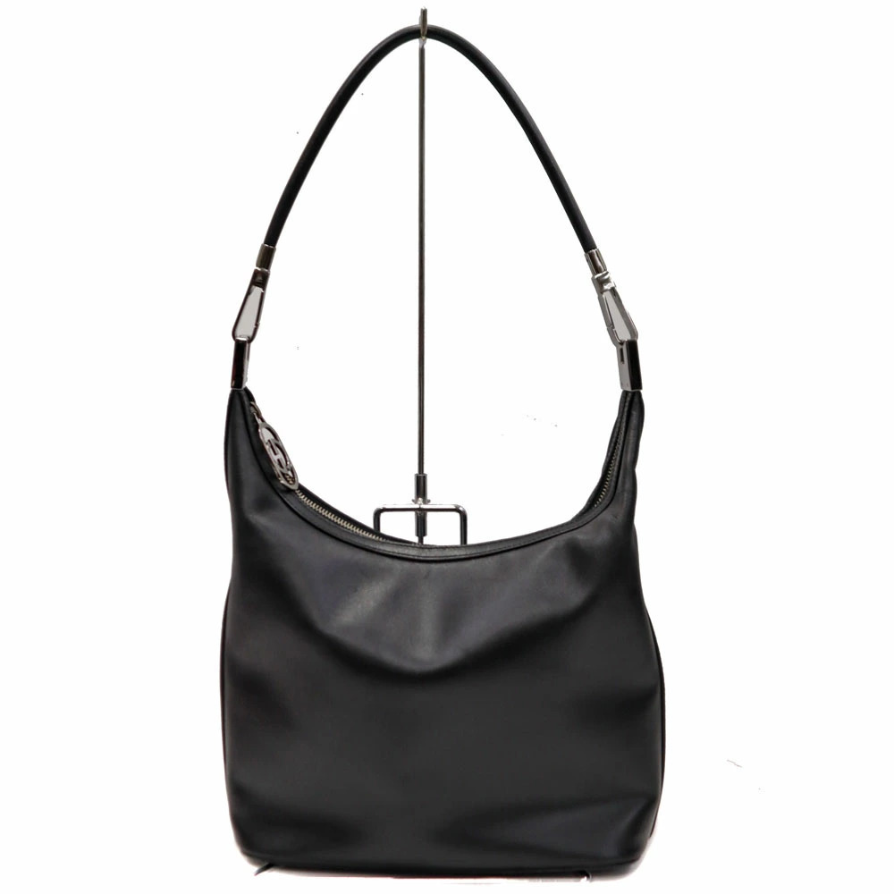 Gucci Hobo Bag Leather Black